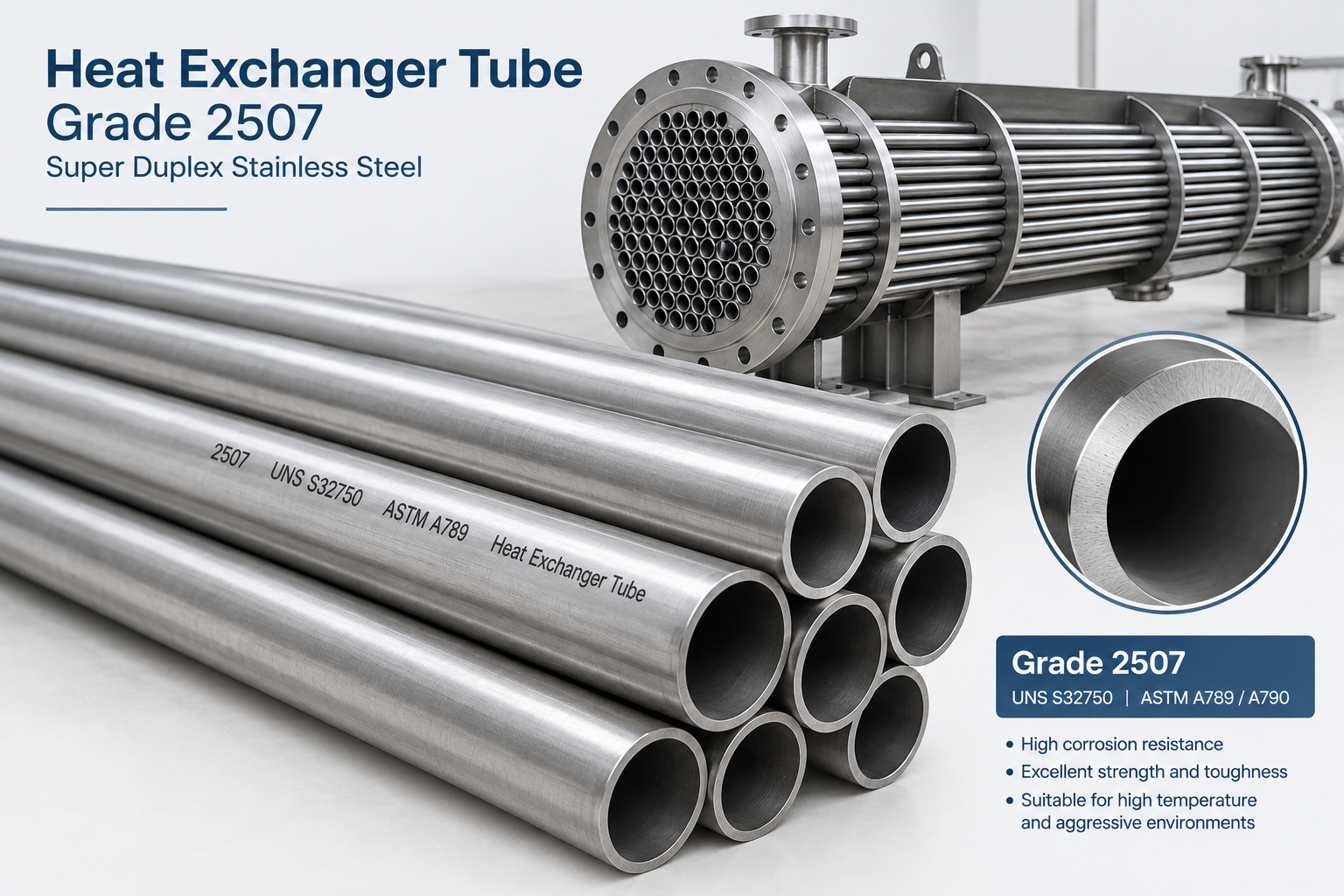 ALLEIMA, Heat Exchanger Tube Grade 2507